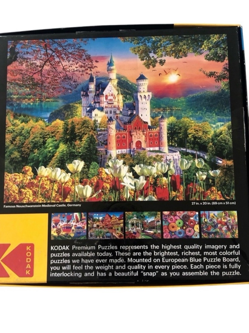 Kodak | Neuschwanstein German Castle 1000 Piece Jigsaw Puzzle - Picture 9 of 11